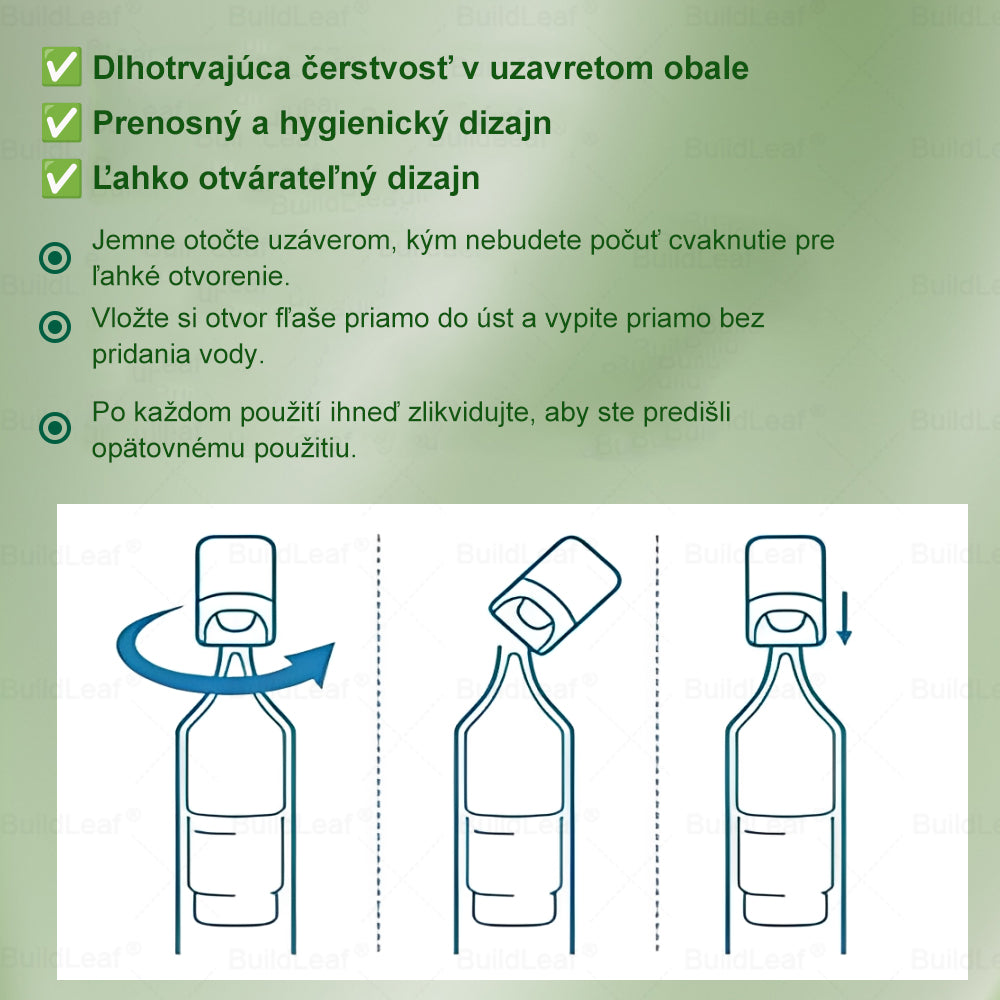 🧑⚕️🧑⚕️BuildLeaf® GLP-1 6-v-1 Fit & Vital Perorálny Roztok (Len raz denne, viditeľné zmeny už za 7 dní) Pre obezitu, kardiovaskulárne ochorenia, cukrovku, spánkové apnoe, zdravie čriev, problémy s kĺbmi a ďalšie