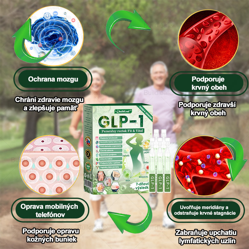 🧑‍⚕️🧑‍⚕️BuildLeaf® GLP-1 6-v-1 Fit & Vital Perorálny Roztok (Len raz denne, viditeľné zmeny už za 7 dní) Pre obezitu, kardiovaskulárne ochorenia, cukrovku, spánkové apnoe, zdravie čriev, problémy s kĺbmi a ďalšie