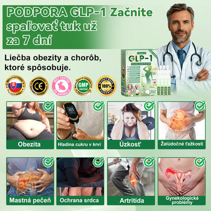 🌿🧑‍⚕️BuildLeaf® GLP-1 6-v-1 Fit & Vital Perorálny Roztok (Len raz denne, viditeľné zmeny už za 7 dní) Pre obezitu, kardiovaskulárne ochorenia, cukrovku, spánkové apnoe, zdravie čriev, problémy s kĺbmi a ďalšie