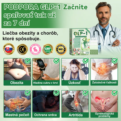 🌿🧑‍⚕️BuildLeaf® GLP-1 6-v-1 Fit & Vital Perorálny Roztok (Len raz denne, viditeľné zmeny už za 7 dní) Pre obezitu, kardiovaskulárne ochorenia, cukrovku, spánkové apnoe, zdravie čriev, problémy s kĺbmi a ďalšie