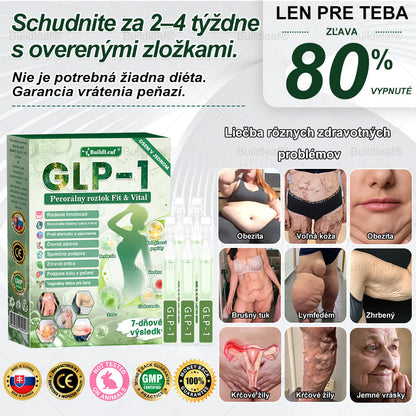 🧑‍⚕️🧑‍⚕️BuildLeaf® GLP-1 6-v-1 Fit & Vital Perorálny Roztok (Len raz denne, viditeľné zmeny už za 7 dní) Pre obezitu, kardiovaskulárne ochorenia, cukrovku, spánkové apnoe, zdravie čriev, problémy s kĺbmi a ďalšie