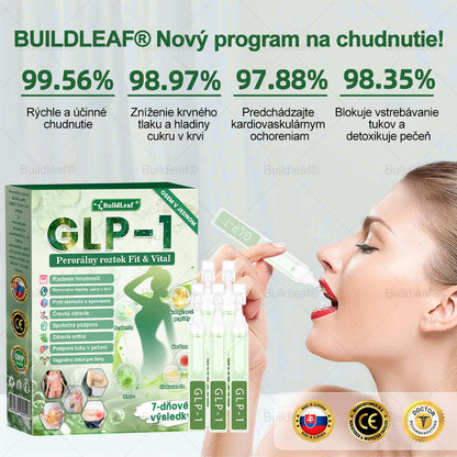 🧑‍⚕️🧑‍⚕️BuildLeaf® GLP-1 6-v-1 Fit & Vital Perorálny Roztok (Len raz denne, viditeľné zmeny už za 7 dní) Pre obezitu, kardiovaskulárne ochorenia, cukrovku, spánkové apnoe, zdravie čriev, problémy s kĺbmi a ďalšie